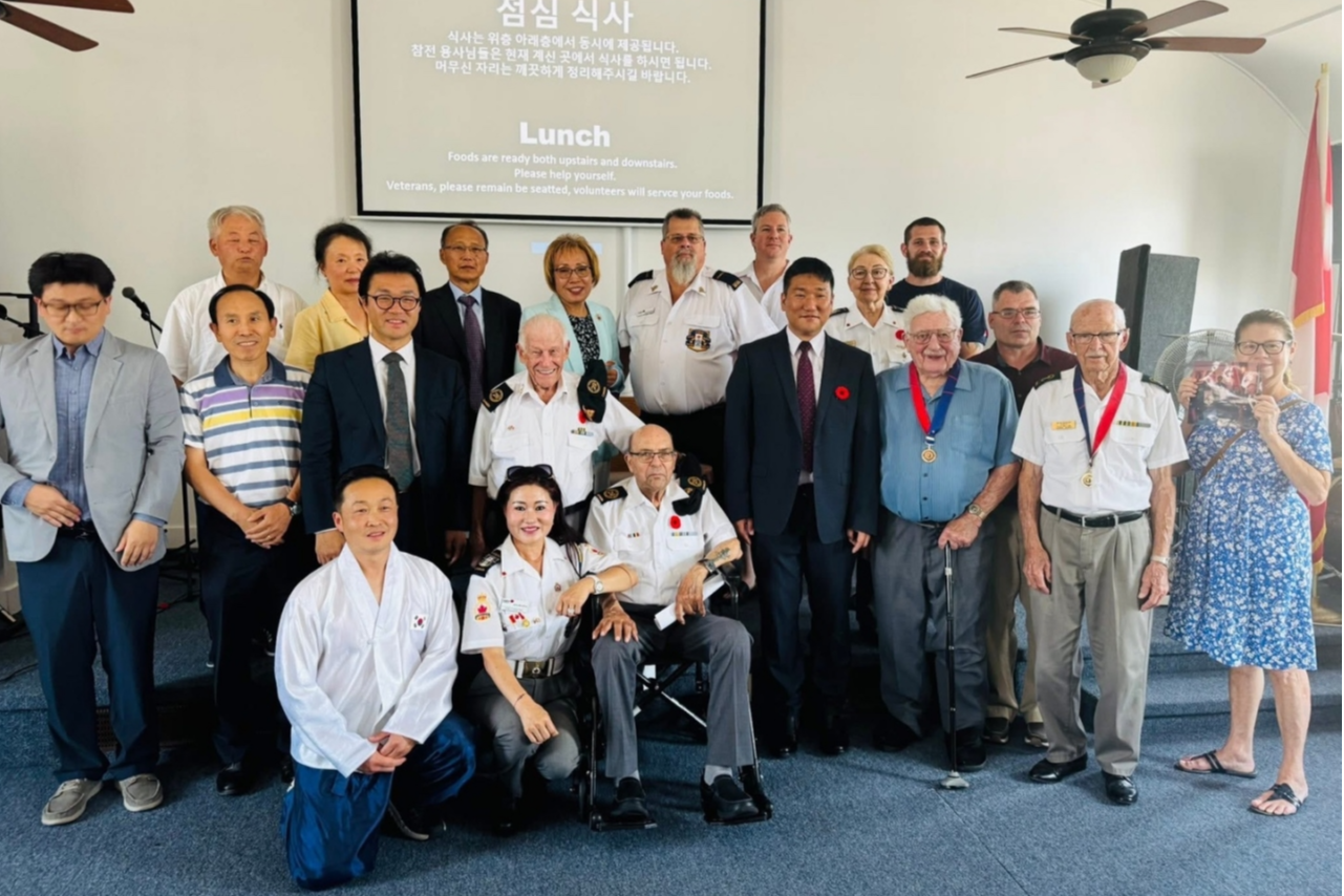 캐나다 윈저 한인회 광복절 기념식 참석