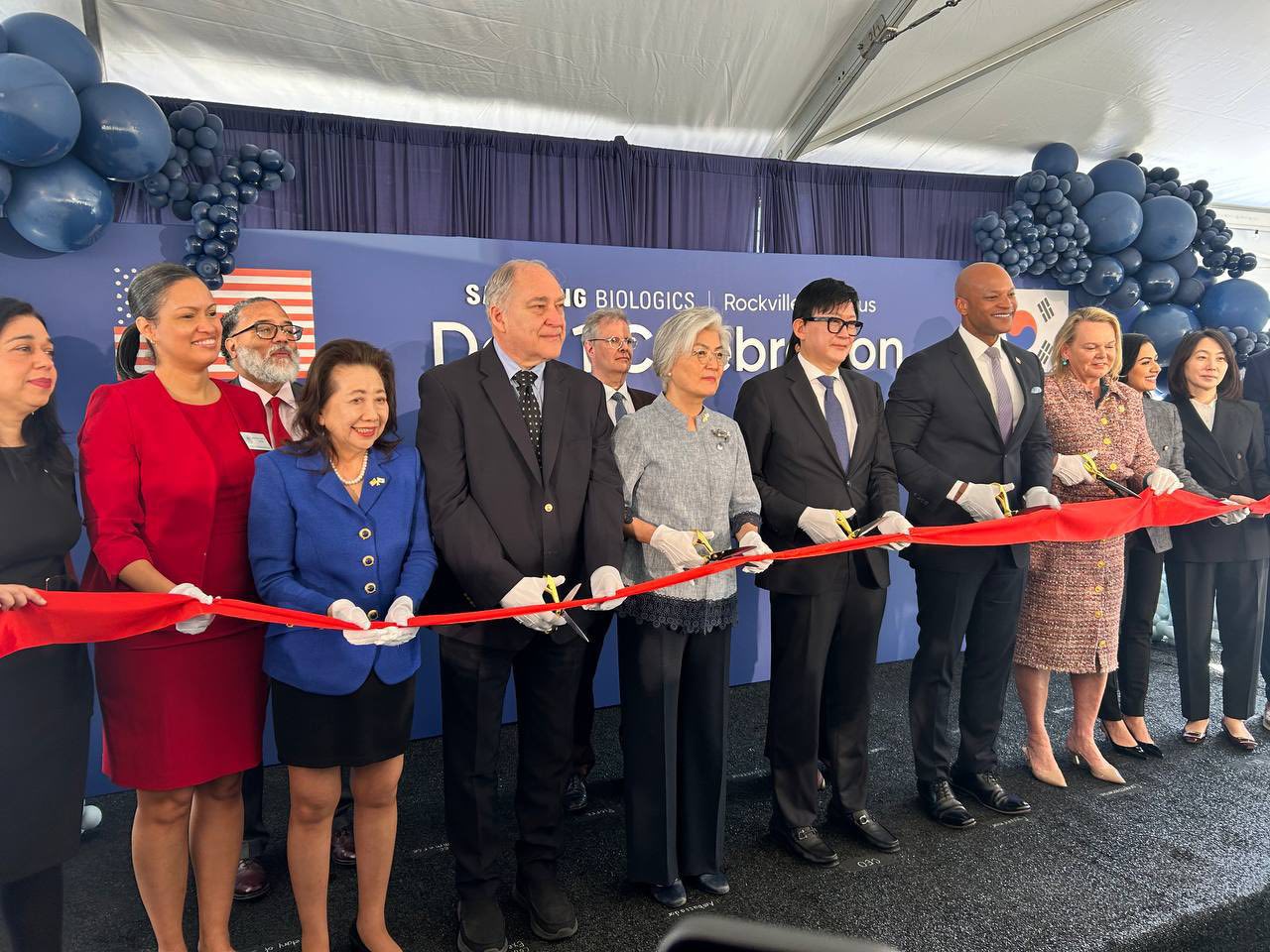 Ambassador Kang Attended Samsung Biologics’ Rockville Manufacturing Facility Acquisition Ceremony (3.31)